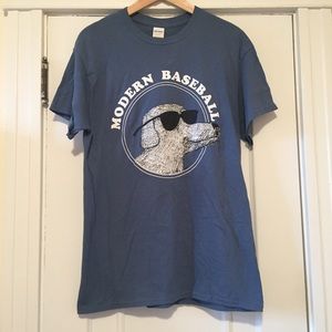 Modern baseball logo T-shirt